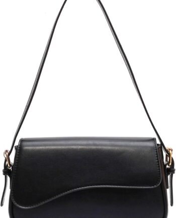 Shoulder Bag for Women  Trendy Purse egan Leather  Handbags Clutch Saddle Bag with 2 Remoable Strap