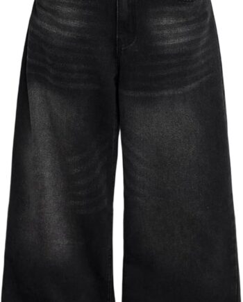 Women Baggy Jeans Wide Leg Denim Pants  s Vintage Hip Hop Loose Long Trousers Streetwear
