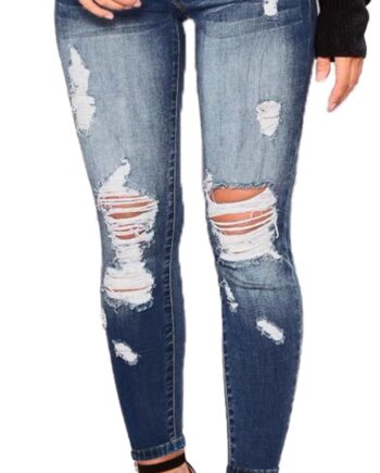 Women High Waisted Jeans for Women Ripped Stretch Skinny Butt Lifting Jeans Distressed Jeans Pants