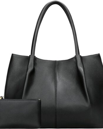 Tote Bag for Women Vegan Leather Shoulder Purse Large Capacity Travel Bag