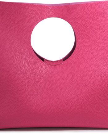 Vintage Minimalist Style Soft Pu Leather Handbag Clutch Small Tote